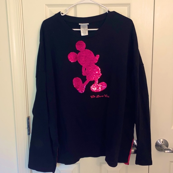 Walt Disney World Flip Sequin Mickey Sweatshirt - Picture 1 of 4